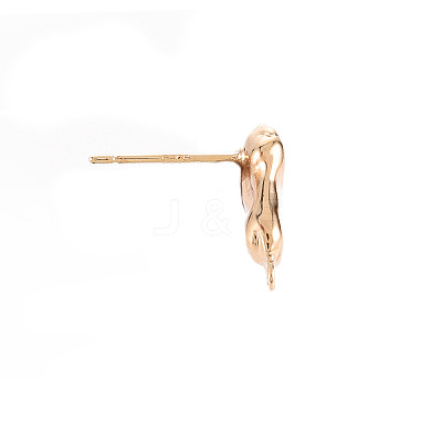 Brass Earring Findings LS-X-KK-S356-442-NF-1