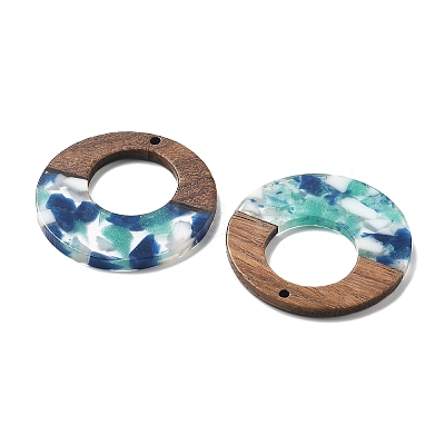 Resin and Walnut Pendants FIND-R051-13-1