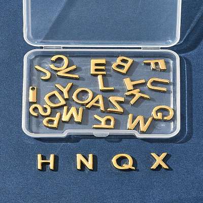 26Pcs 26 Styles 304 Stainless Steel Charms STAS-FS0001-77-1
