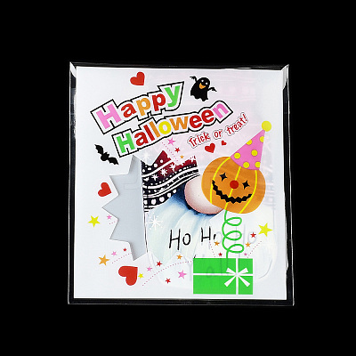 Halloween Theme Plastic Bakeware Bag OPP-Q004-01A-1