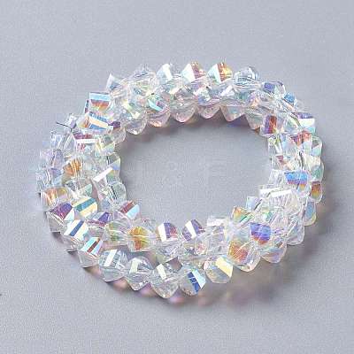 Glass Imitation Austrian Crystal Beads GLAA-F108-08B-1