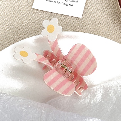 Acrylic Claw Hair Clips PW-WGE5045-03-1