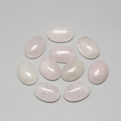 Natural Rose Quartz Cabochons X-G-R415-14x10-48-1