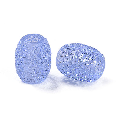Transparent Resin European Jelly Colored Beads RESI-B025-01A-05-1