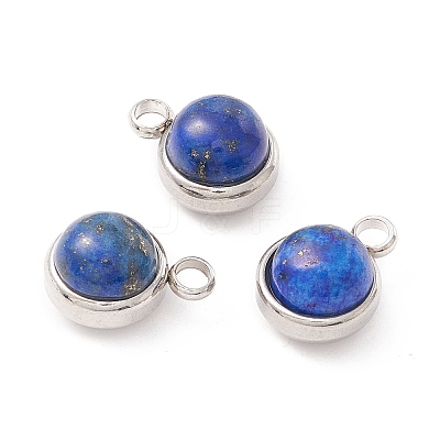 Natural Lapis Lazuli Charms G-K325-01P-02-1