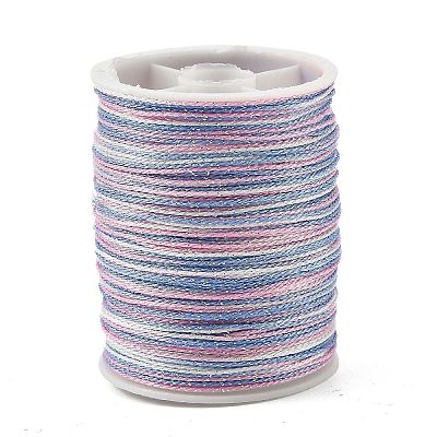 12 Rolls 12 Colors Polyester Cord OCOR-L046-B01-1
