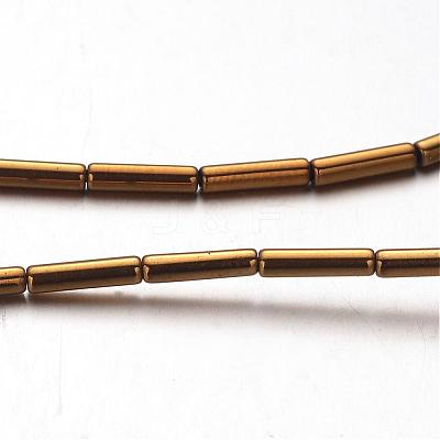 Electroplate Non-magnetic Synthetic Hematite Bead Strands G-F300-37B-08-1