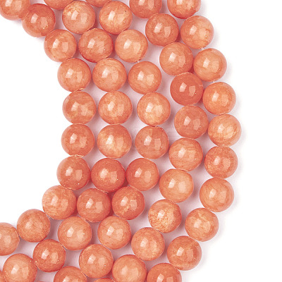 Natural Mashan Jade Beads Strands DJAD-6D-18-2-1