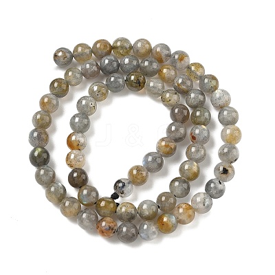 Natural Labradorite Beads Strands G-U017-6mm-01-A-1