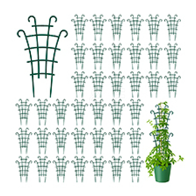 50Pcs PP Plastic Plant Supports for Climbing AJEW-PH0006-98-1