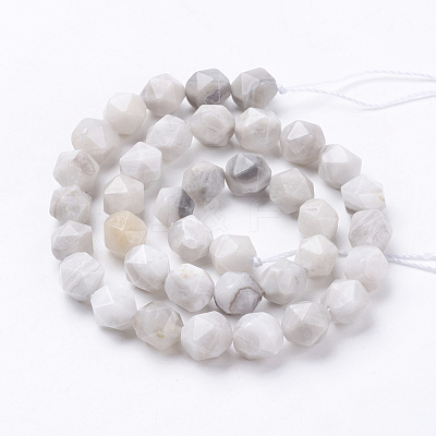 Natural White Crazy Lace Agate Beads Strands G-J376-14-10mm-1