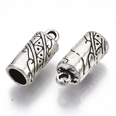 Tibetan Style Alloy Cord Ends TIBE-S320-148AS-LF-1