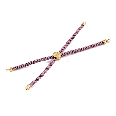 Nylon Cords Bracelet Makings Fit for Connector Charms AJEW-P116-01G-27-1