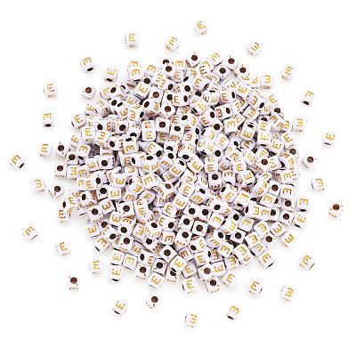 Opaque Acrylic Beads MACR-TAG0001-07E-1