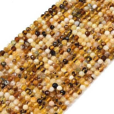 Natural Yellow Opal Beads Strands G-RM2025-A35-6mm-1