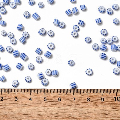 8/0 Opaque Colours Seep Glass Seed Beads X-SEED-F003-04B-02-1