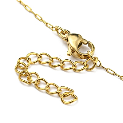 Natural Mixed Gemstone Chips Beaded Anklet with PVD Vacuum Plating Golden 304 Stainless Steel Chains for Women AJEW-Z008-02-1