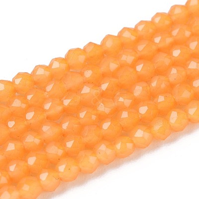 Imitation Jade Glass Beads Strands GLAA-T028-2mm-11C-1