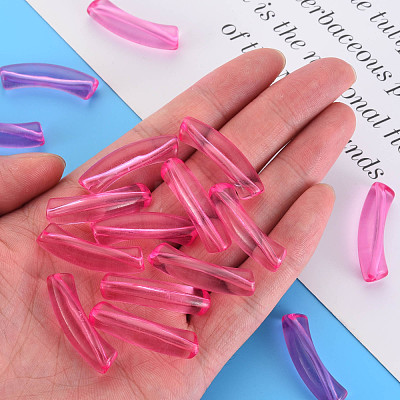 Transparent Acrylic Beads MACR-S372-002C-011-1