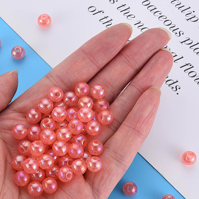 Imitation Jelly Acrylic Beads MACR-S373-66-E03-1