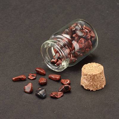 Transparent Glass Wishing Bottle Decoration DJEW-A001-01A-02-1