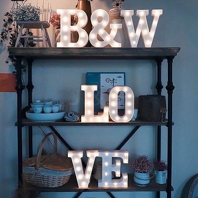 Wooden Letter Ornaments WOOD-GF0001-15-14-1