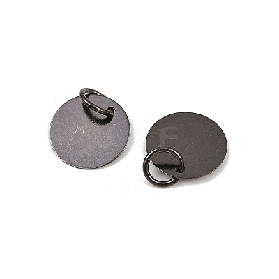 Brass Stamping Blank Tag Charms KK-C3050-B-NF-1