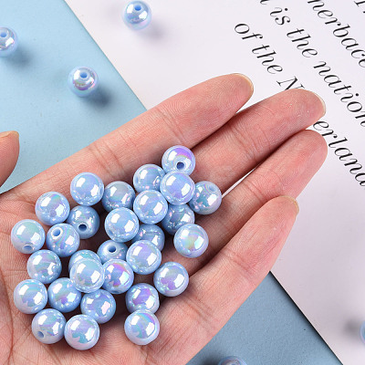 Opaque Acrylic Beads MACR-S370-D10mm-SS2113-1
