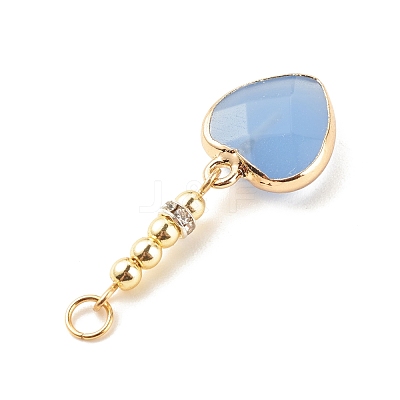 Natural Gemstone Pendants PALLOY-JF01615-1