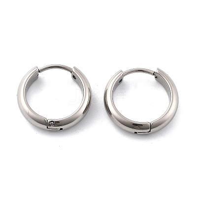 201 Stainless Steel Hoop Earrings EJEW-P304-15C-P-1