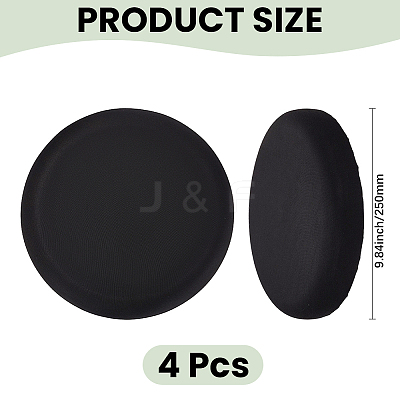 4Pcs Polyester Round Stool Cover AJEW-GF0013-06A-01-1