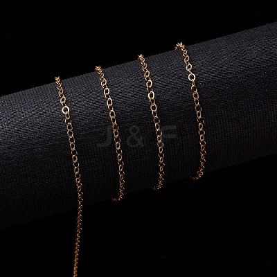 3.28 Feet Brass Cable Chains X-CHC-S003-08G-1