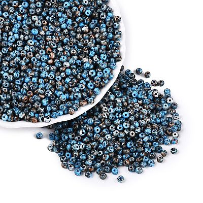 Picasso Glass Seed Beads GL-N001-01B-02-1