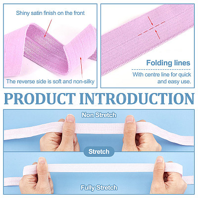 30M 10 Colors Flat Polyester Elastic Cord OCOR-BC0006-33B-1