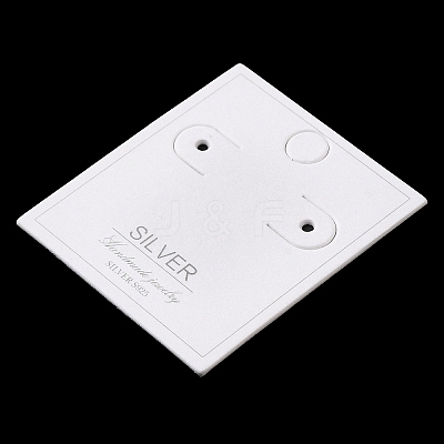 100Pcs Paper Jewelry Clip-on Earring Display Cards CDIS-NH0001-01A-1