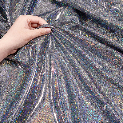 Laser Polyester Bronzing Fabric AJEW-WH0314-151A-1