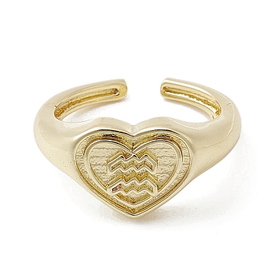 Brass Adjustable Open Rings RJEW-K257-86G-11-1