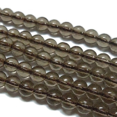 Synthetic Smoky Quartz Beads Strands G-C076-10mm-4A-1