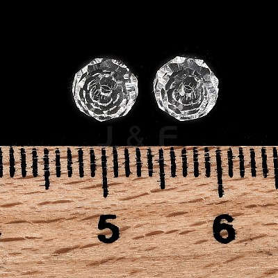 Imitation Austrian Crystal Beads X-SWAR-F068-4x6mm-01-1