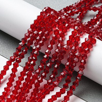 Transparent Glass Beads Strands GLAA-F029-4mm-27-1