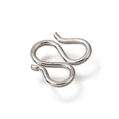 Brass M-Hook Clasps KK-CBA0DF0-14D-P-1