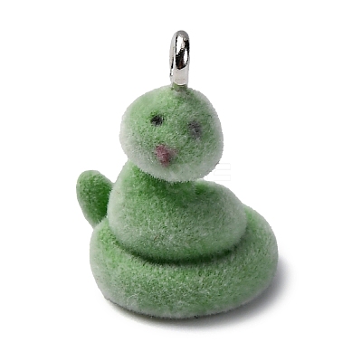 Flocky Animal Resin Pendants FIND-S001-03A-1