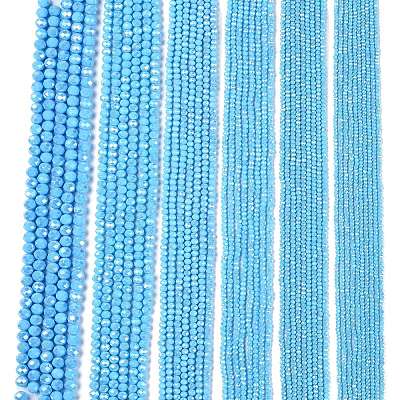 Electroplate Glass Beads Strands LS-EGLA-A044-P8mm-B08-1