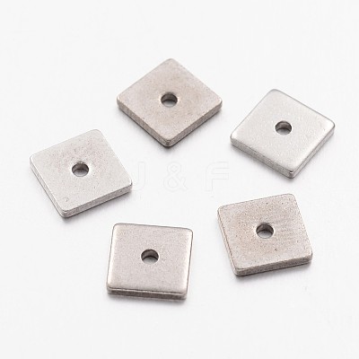 Non-Tarnish 304 Stainless Steel Spacer Beads STAS-E134-4mm-19P-1