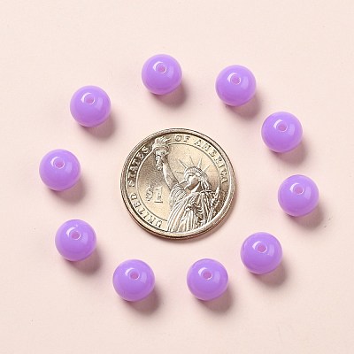 Fluorescent Acrylic Beads MACR-R517-10mm-09-1
