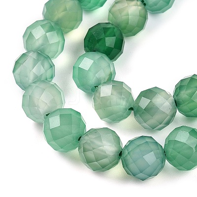 Natural Dyed & Heated Agate Beads Strands G-T141-16A-02-1