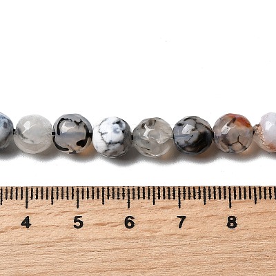 Natural Agate Bead Strands G-AR0001-42-1