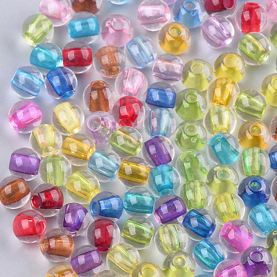 Transparent Acrylic Beads TACR-T004-04-1