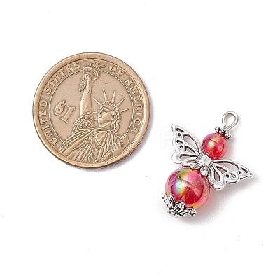 Transparent Acrylic Pendants PALLOY-JF03574-03-1