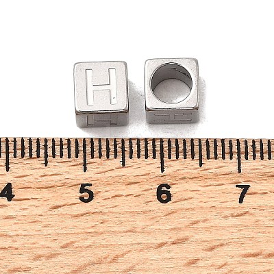 304 Stainless Steel European Beads STAS-D382-02H-P-1